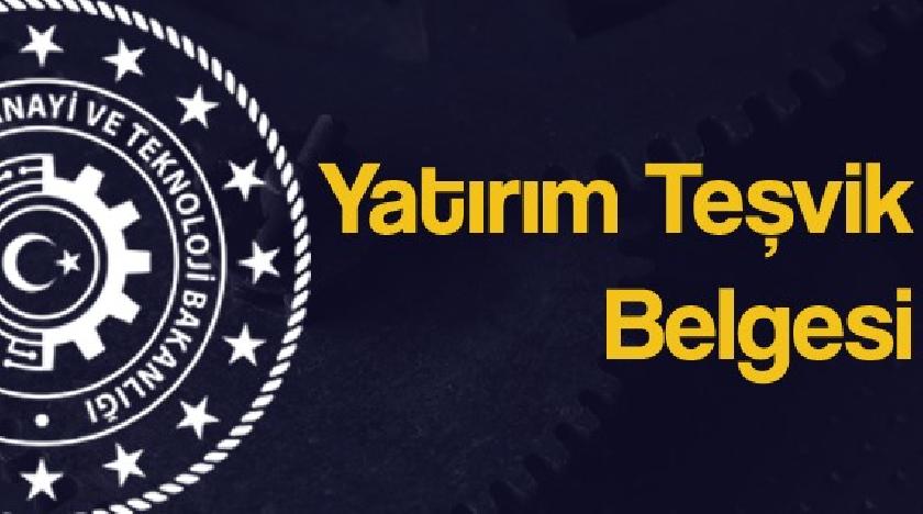 YATIRIM TEŞVIK BELGESI