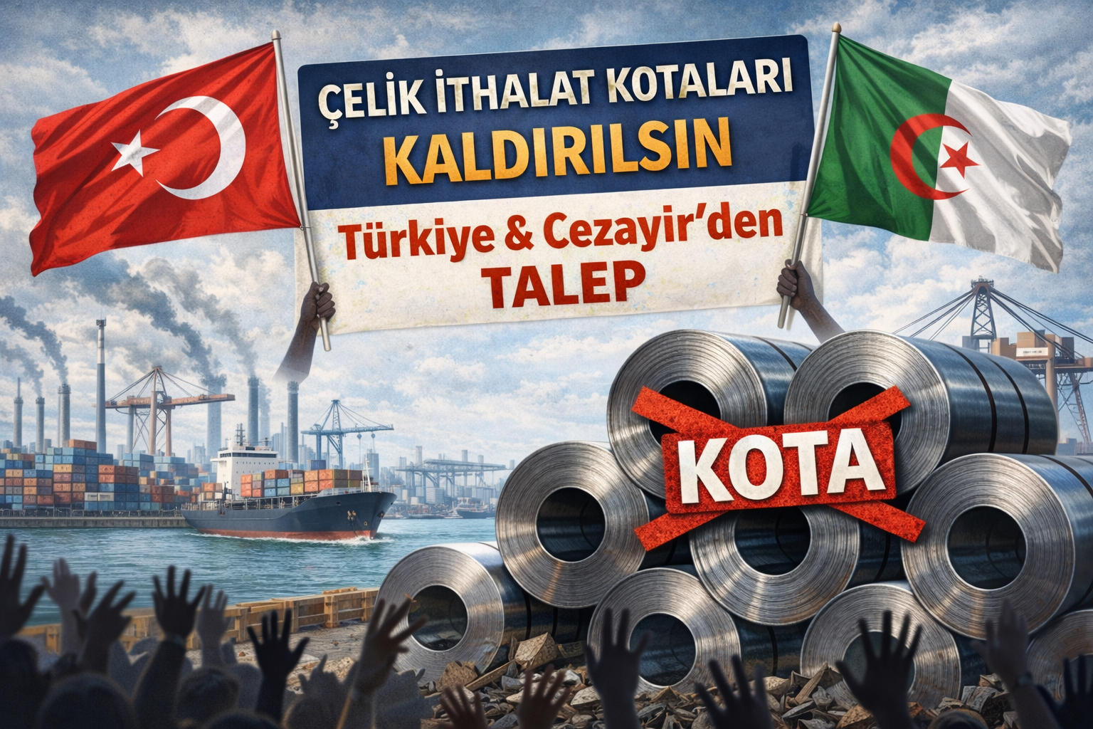 Türkiye ve Cezayire yönelik çelik ithalat kotalarını kaldırmasını talep