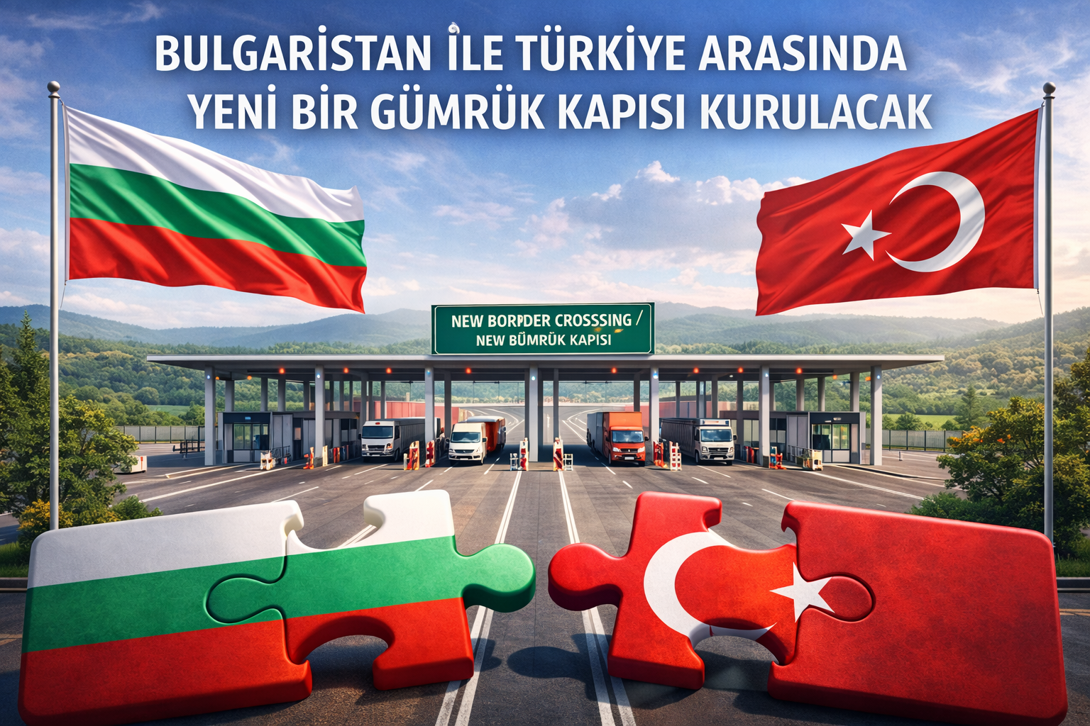 Bulgaristan ile Türkiye arasında yeni bir gümrük kapısı kurulacak